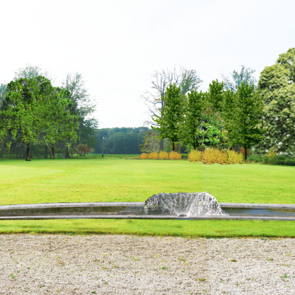 perspective arriere | Geneviève Errembault, Architecte paysagiste à Bruxelles